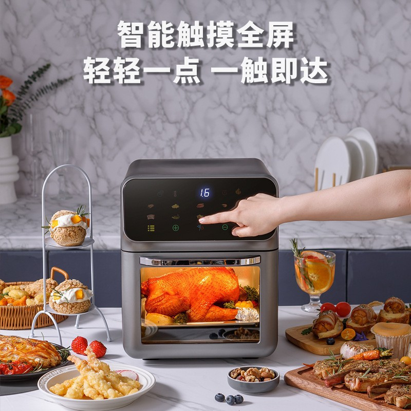 多功能大容量空氣炸鍋家用可視智能電炸鍋12L烤箱:圖片 3